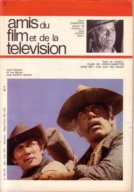 AMIS DU FILM magazine side cover Issue 180/181 May/June 1971