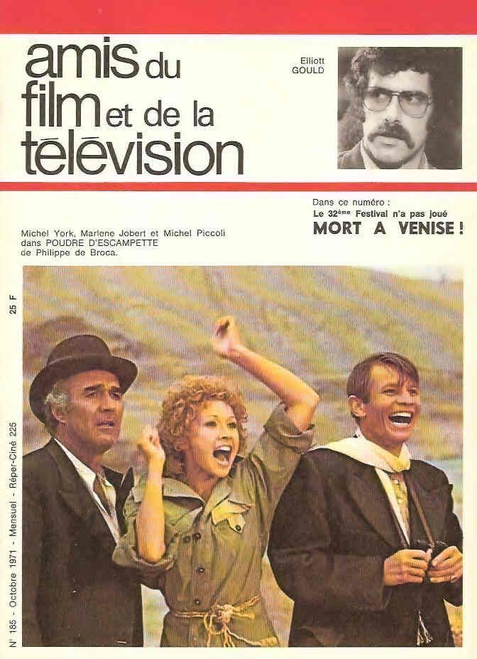 AMIS DU FILM magazine side cover Issue 185 October 1971