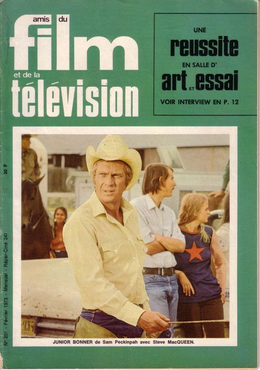 AMIS DU FILM magazine side cover Issue 201 February 1973