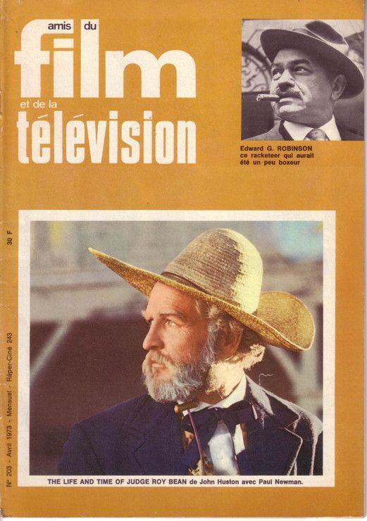 AMIS DU FILM magazine side cover Issue 203 April 1973
