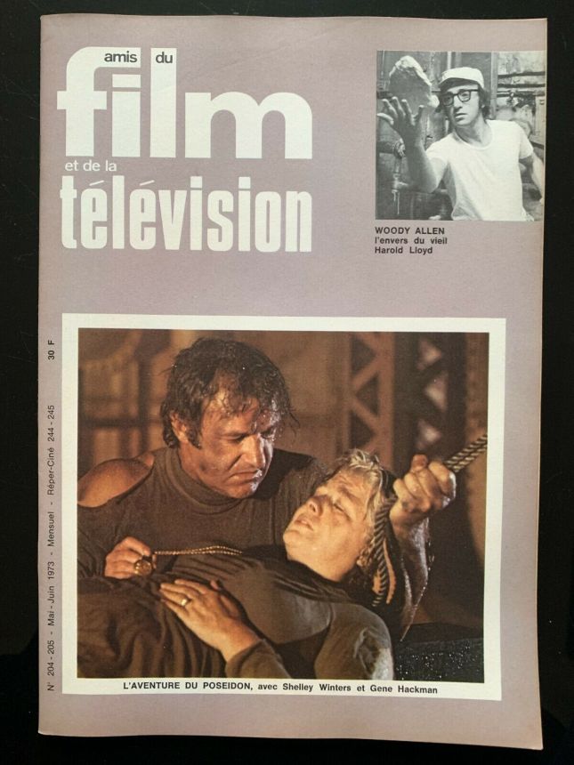 AMIS DU FILM magazine side cover Issue 204/205 May/June 1973