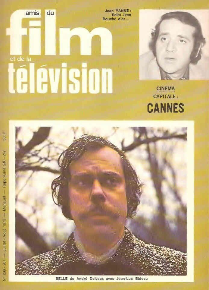 AMIS DU FILM magazine side cover Issue 206/207 July/August 1973