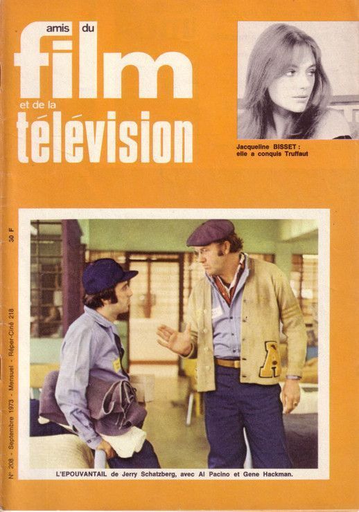 AMIS DU FILM magazine side cover Issue 208 September 1973