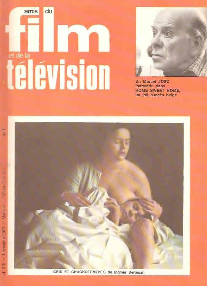 AMIS DU FILM magazine side cover Issue 210 November 1973