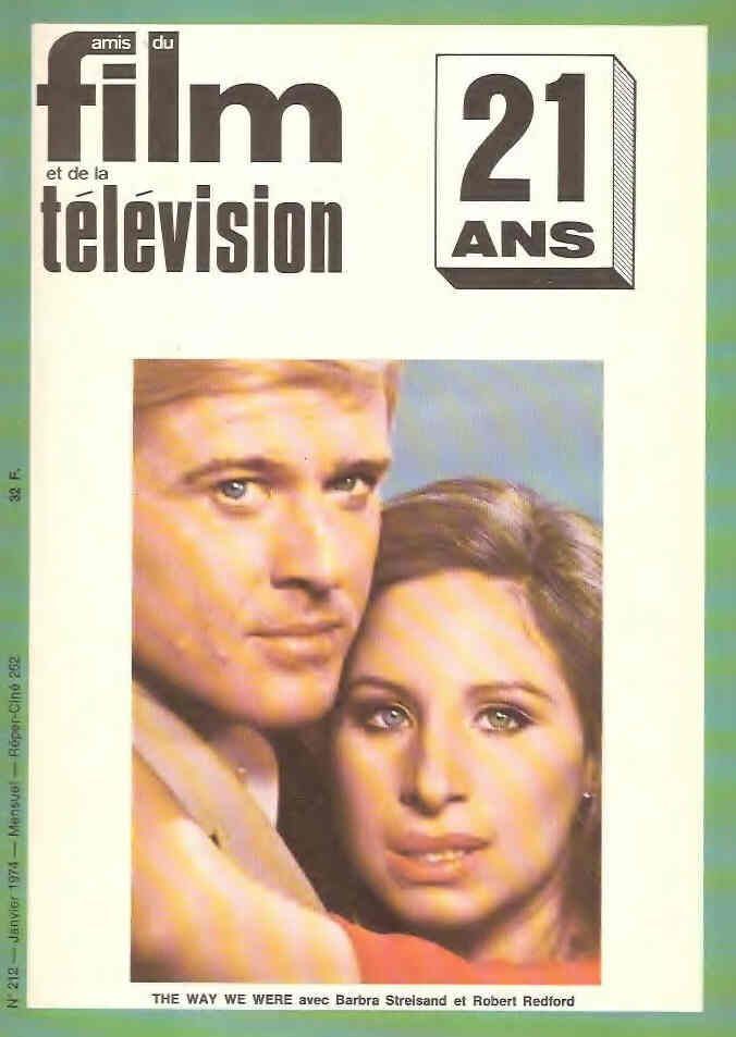 AMIS DU FILM magazine side cover Issue 212 January 1974