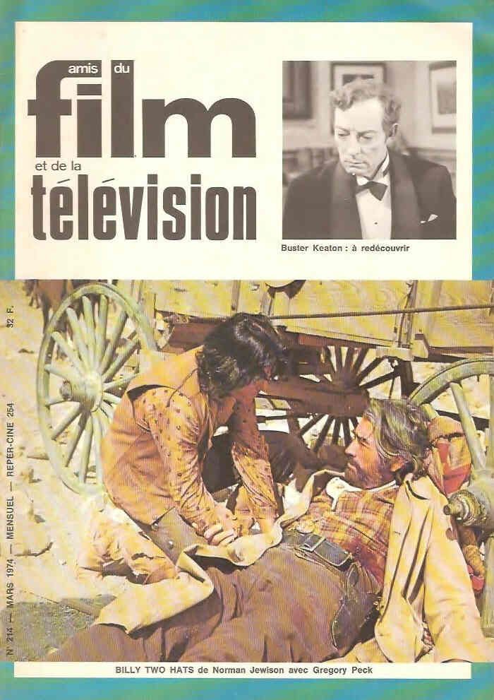 AMIS DU FILM magazine side cover Issue 214 March 1974