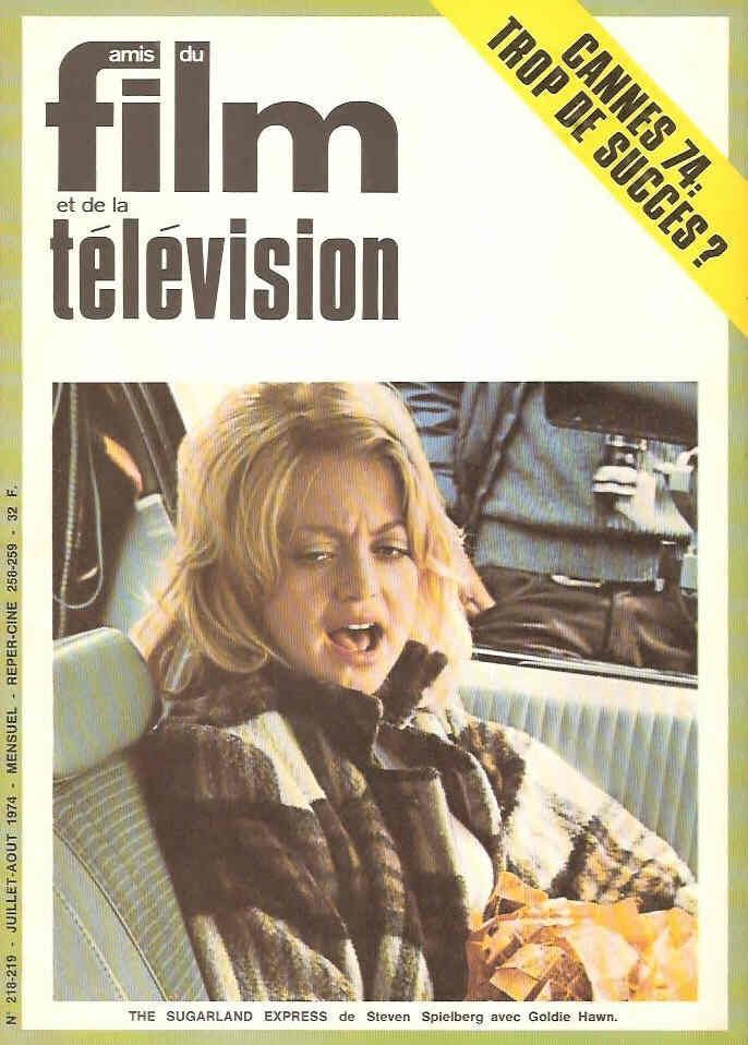 AMIS DU FILM magazine side cover Issue 218/219 July/August 1974