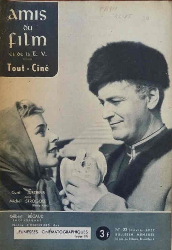 AMIS DU FILM magazine cover Issue 23 January 1957