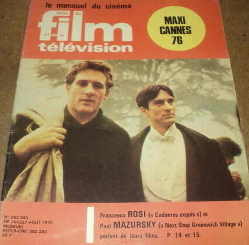 AMIS DU FILM magazine side cover Issue 242/243 July/August 1976