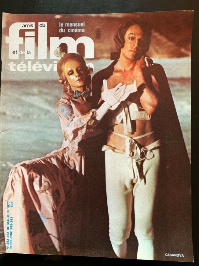 AMIS DU FILM magazine side cover Issue 252/253 May/June 1977