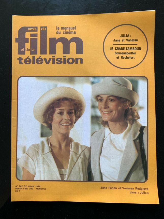 AMIS DU FILM magazine side cover Issue 262 March 1978