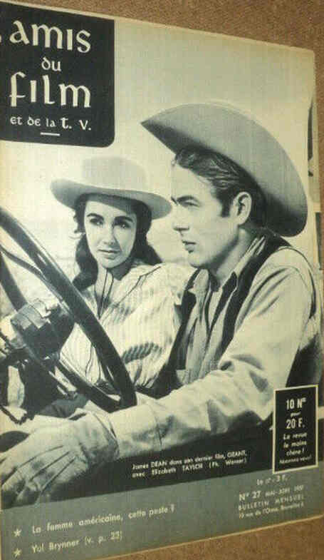 AMIS DU FILM magazine side cover Issue 27 May/June 1957