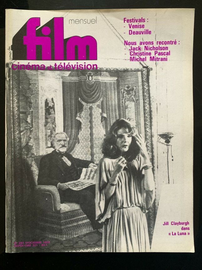 AMIS DU FILM magazine side cover Issue 281 October 1979