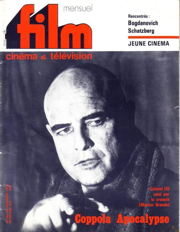 AMIS DU FILM magazine side cover Issue 282 November 1979