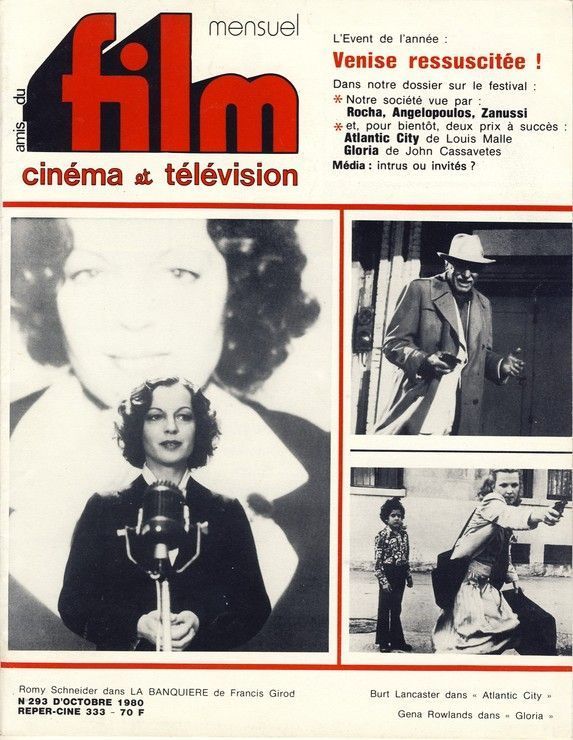 AMIS DU FILM magazine side cover Issue 293 October 1980
