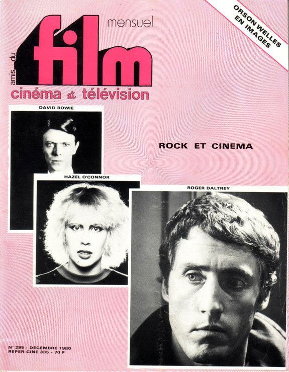 AMIS DU FILM magazine side cover Issue 295 December 1980