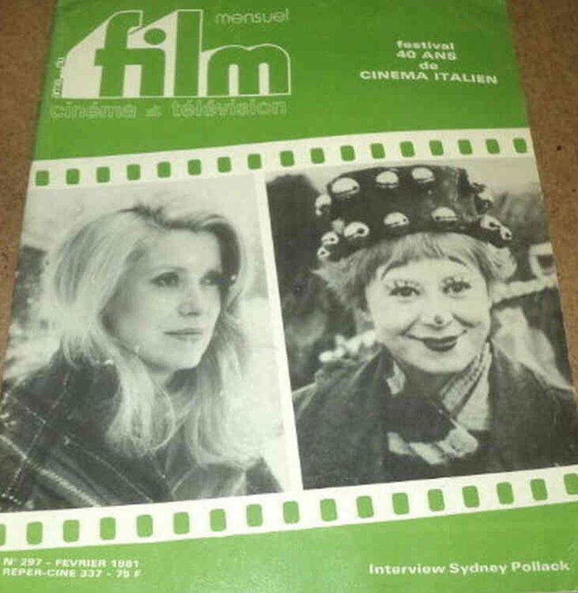 AMIS DU FILM magazine side cover Issue 297 February 1981