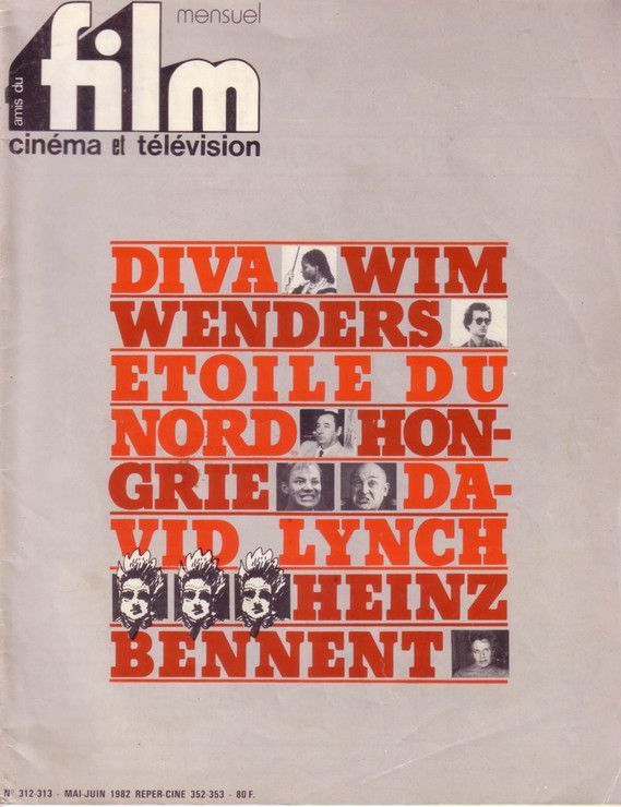 AMIS DU FILM magazine side cover Issue 312/313 May/June 1982