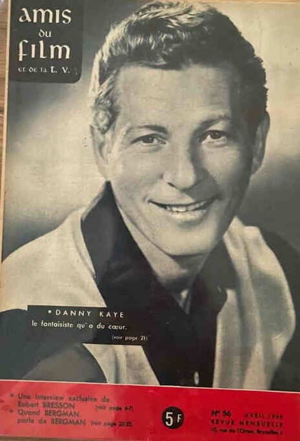 AMIS DU FILM magazine side cover Issue 56 April 1960