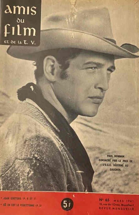 AMIS DU FILM magazine side cover Issue 65 March 1961