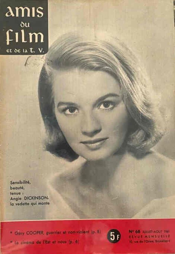 AMIS DU FILM magazine side cover Issue 68 July/August 1961