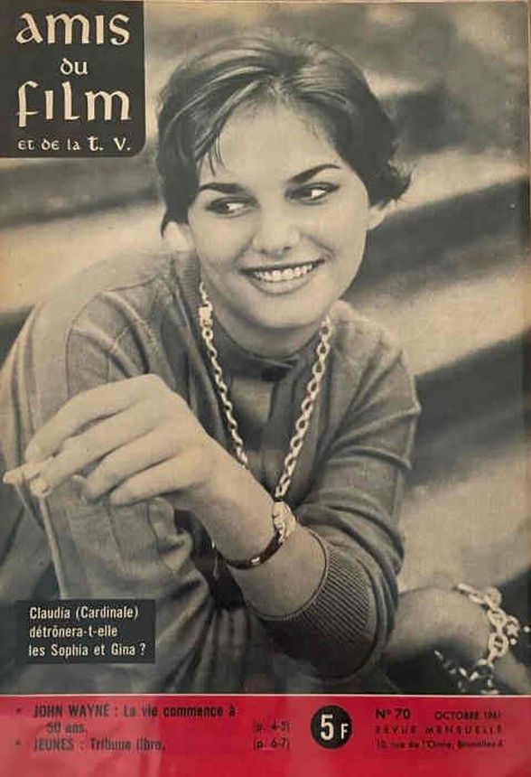 AMIS DU FILM magazine side cover Issue 70 October 1961