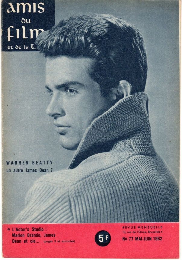 AMIS DU FILM magazine side cover Issue 77 May/June 1962