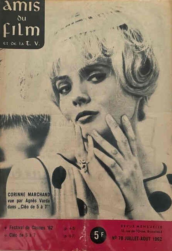 AMIS DU FILM magazine side cover Issue 78 July/August 1962