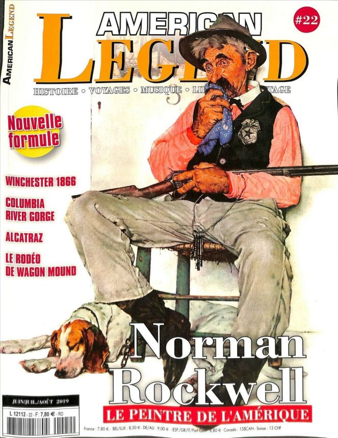 AMERICAN LEGEND magazine side cover Issue 22  June/August 2019