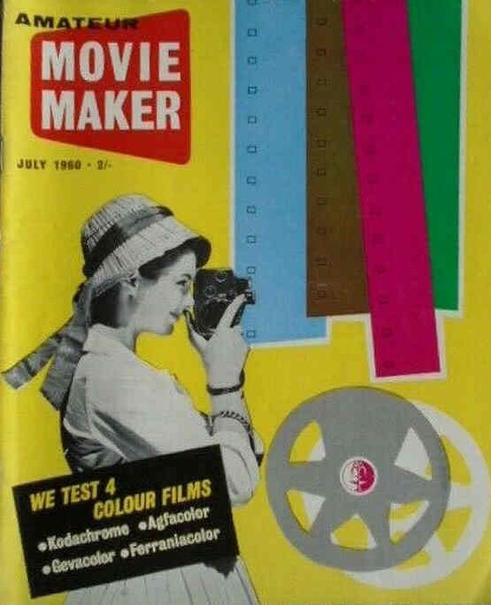 AMATEUR MOVIE MAKER magazine side cover  July 1960