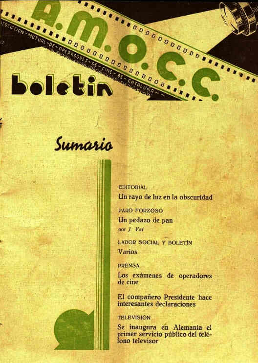 A.M.O.C.C. magazine side cover Issue 16 June 1936