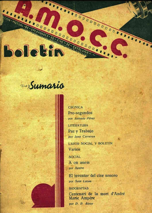 A.M.O.C.C. magazine side cover Issue 17 July 1936