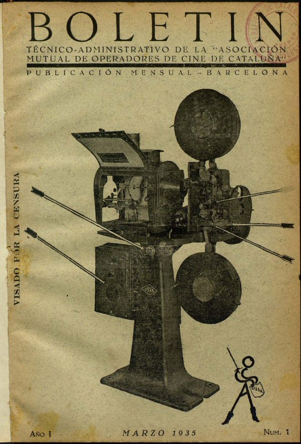 A.M.O.C.C. magazine side cover Issue 1  March 1935