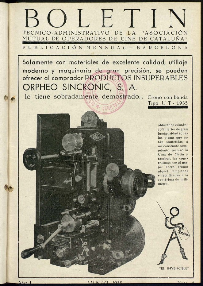 A.M.O.C.C. magazine side cover Issue 4  June 1935