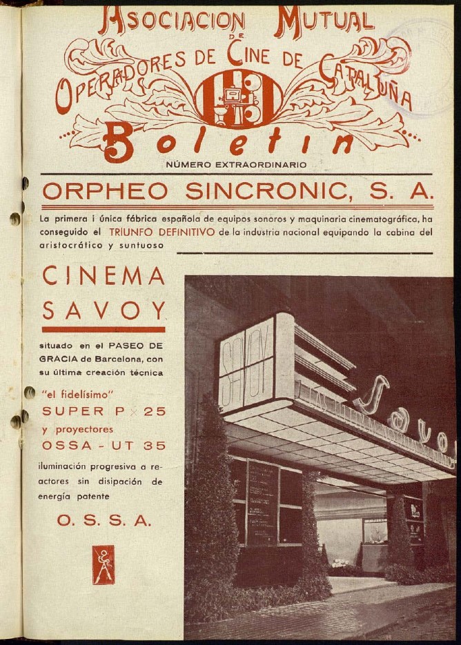 A.M.O.C.C. magazine side cover Issue 8  October 1935