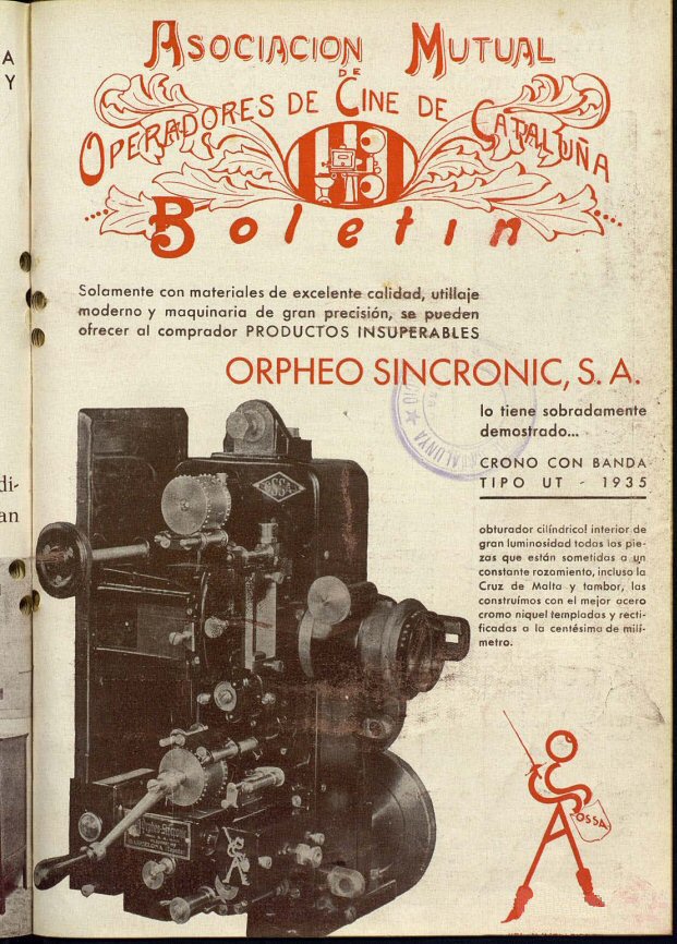 A.M.O.C.C. magazine side cover Issue 9   1935