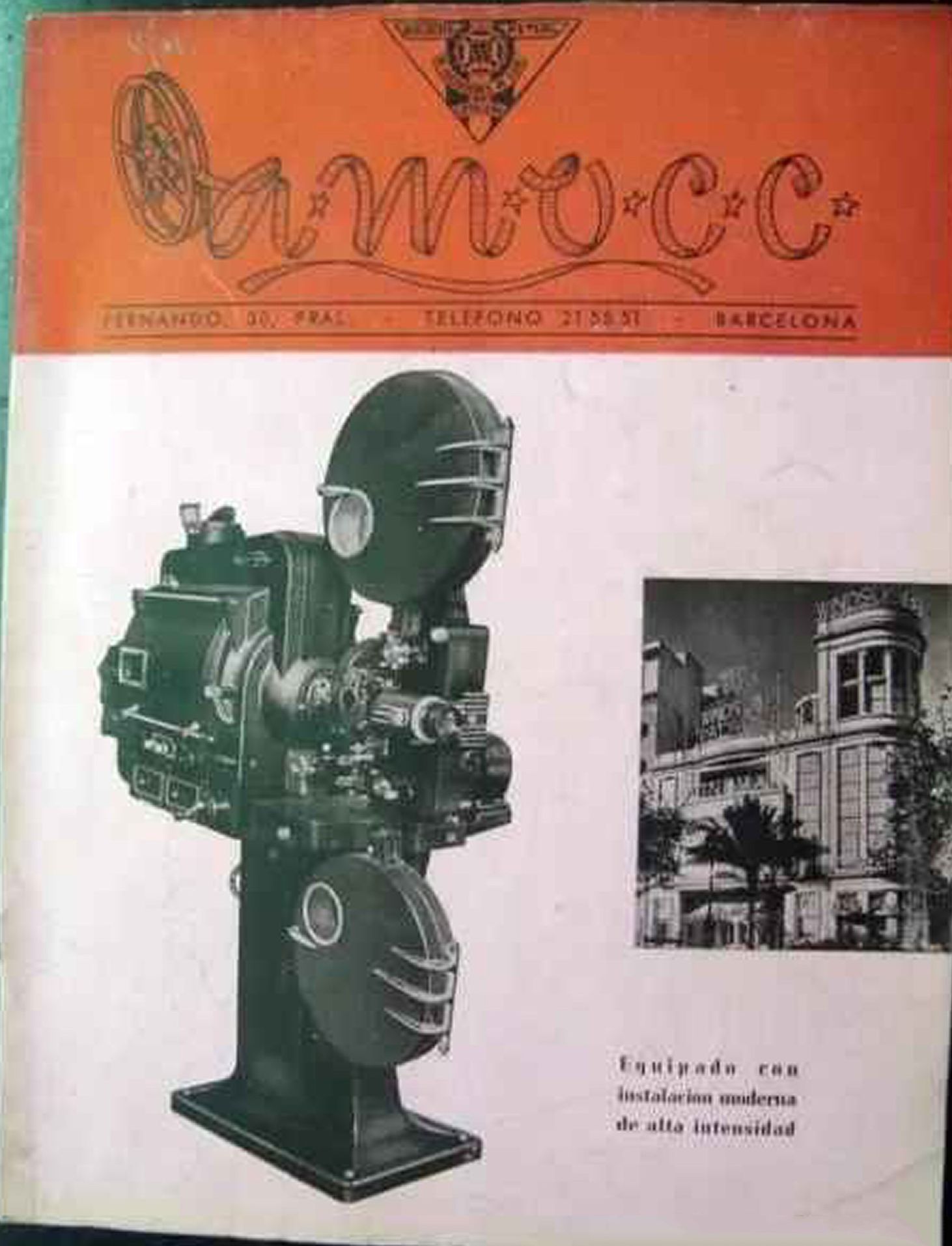 A.M.O.C.C. magazine side cover Issue 35  July 1951