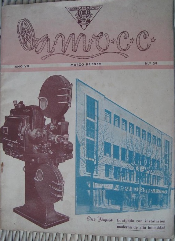 A.M.O.C.C. magazine side cover Issue 39  March 1952