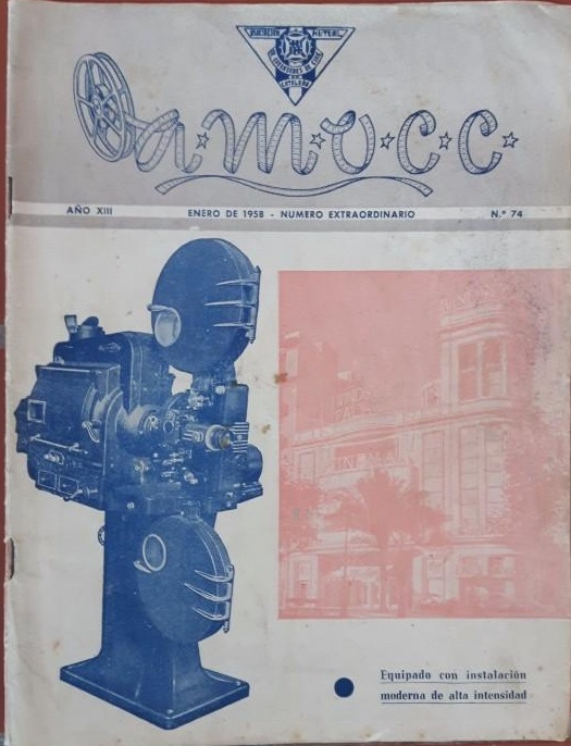 A.M.O.C.C. magazine side cover Issue 74  January 1958