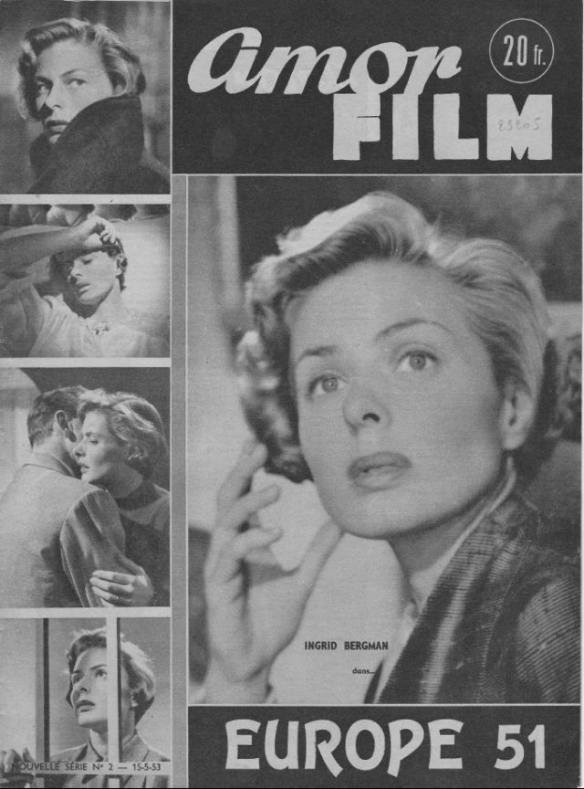 AMOR FILM magazine side cover Issue 2 15 May 1953