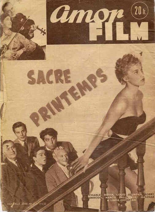 AMOR FILM magazine side cover Issue 3 1 June 1953