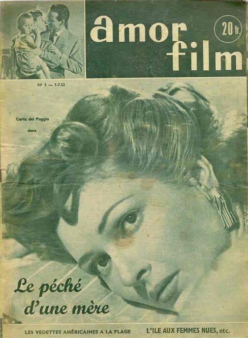 AMOR FILM magazine side cover Issue 5 1 July 1953