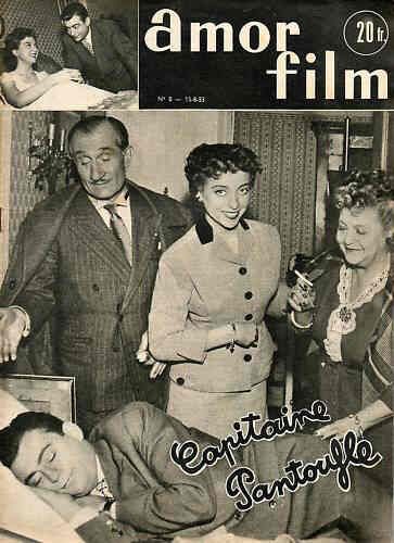 AMOR FILM magazine side cover Issue 8 15 August 1953