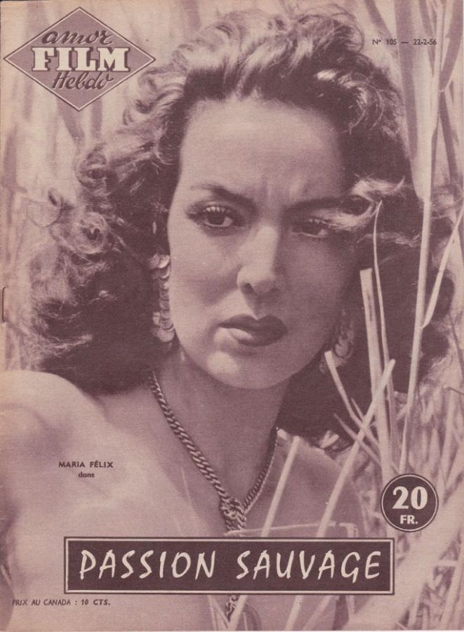 AMOR FILM magazine side cover Issue 105 February 1956