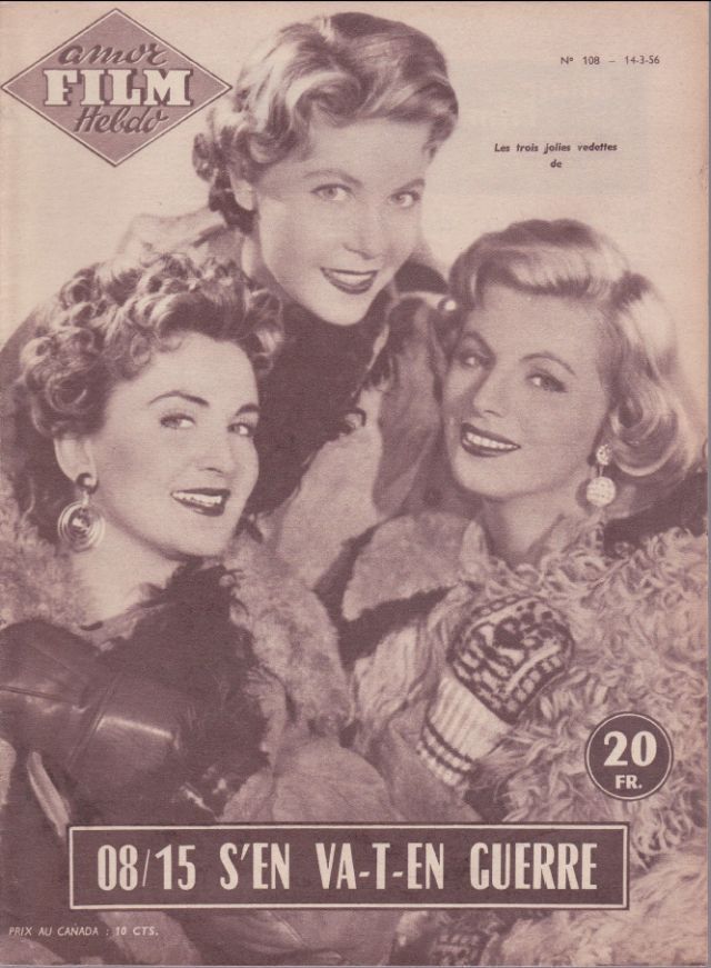 AMOR FILM magazine side cover Issue 108 March 1956