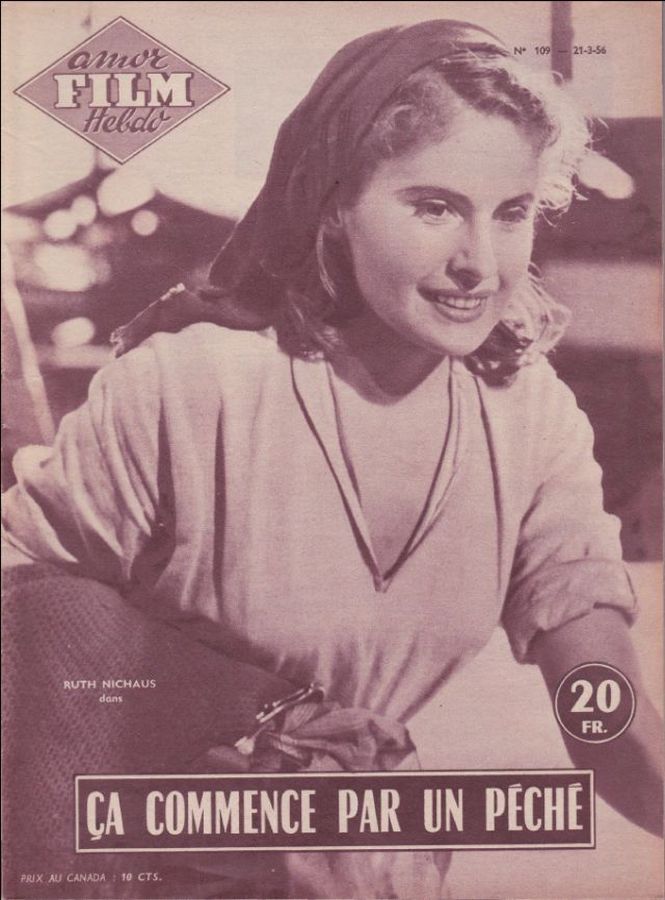 AMOR FILM magazine side cover Issue 109 March 1956