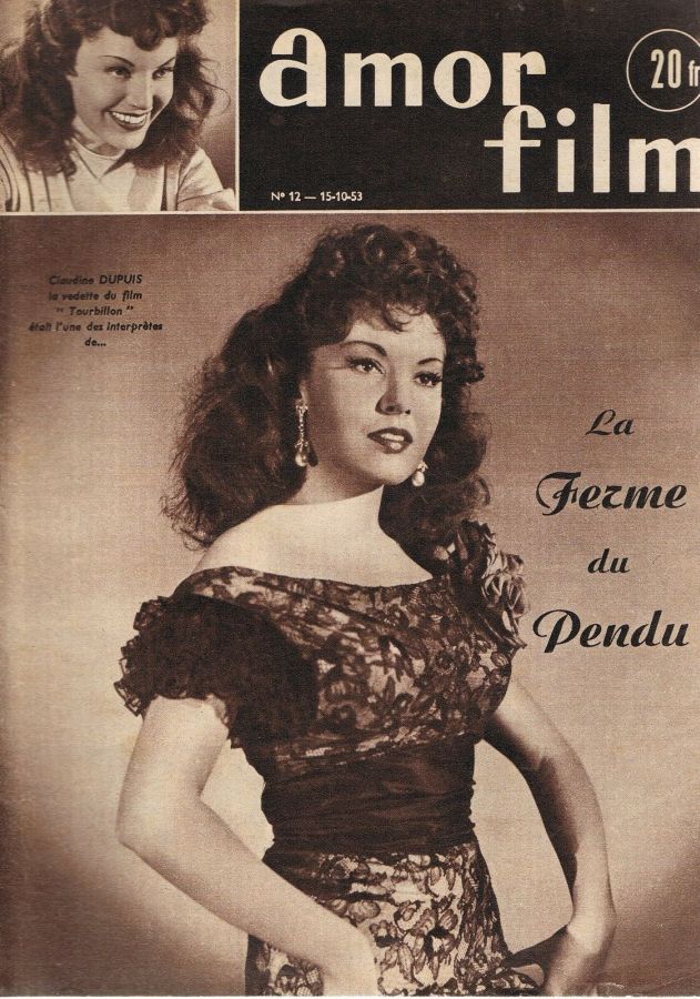 AMOR FILM magazine side cover Issue 12 15 October 1953