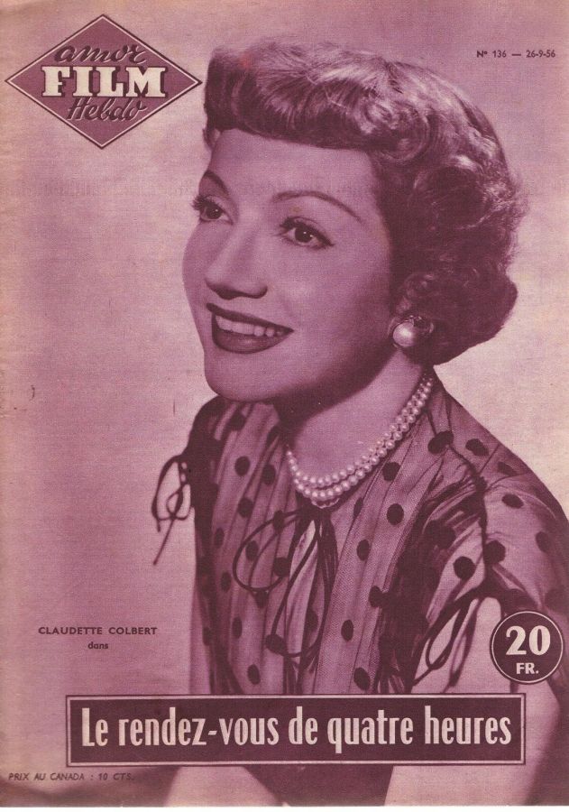 AMOR FILM magazine side cover Issue 136 September 1956