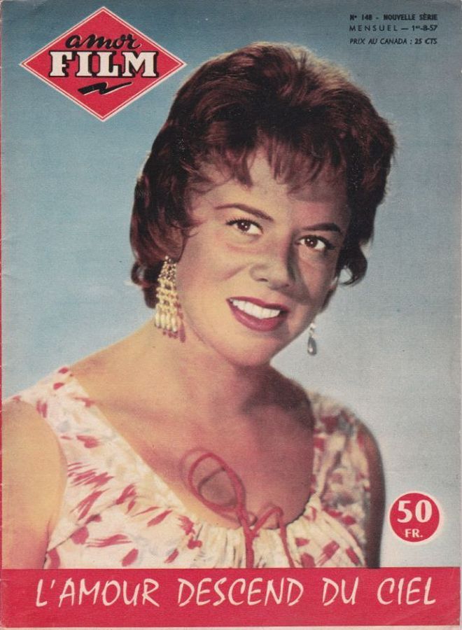 AMOR FILM magazine side cover Issue 148 August 1957