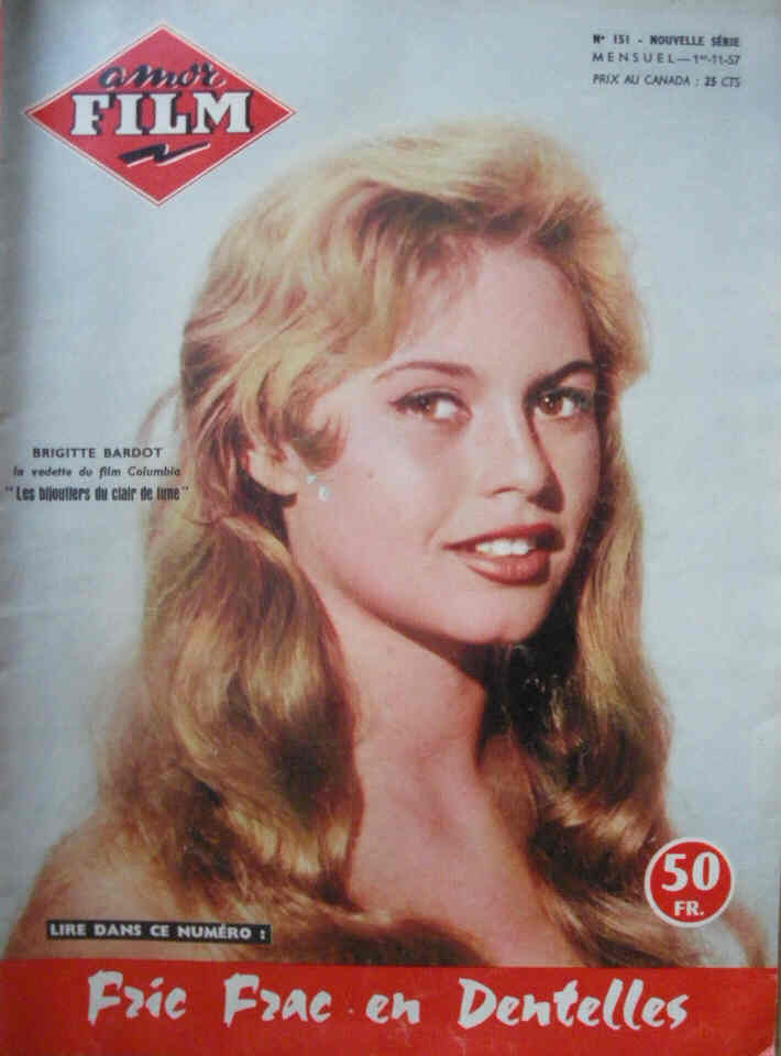 AMOR FILM magazine side cover Issue 151 November 1957